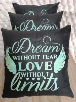 Valentine-themed throw pillow case