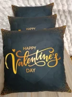 Valentine-themed throw pillow case