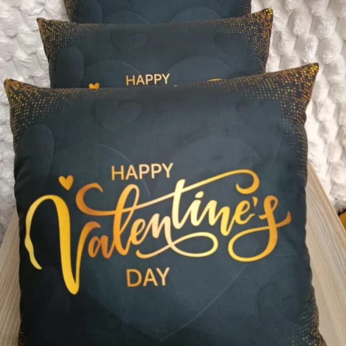 18 by 18 Love-Themed Throw Pillow Cover | Smart Enterprise