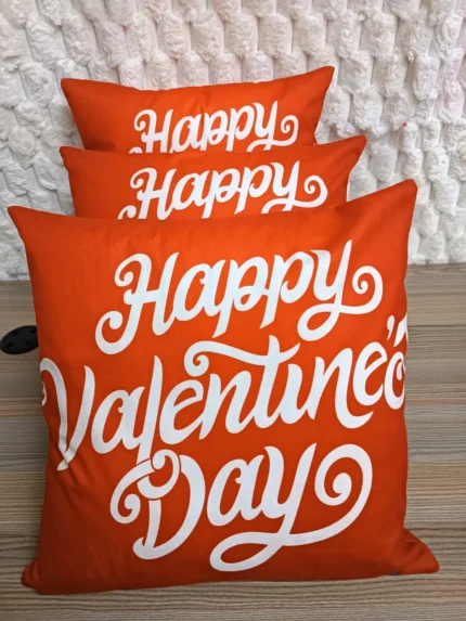 18 by 18 Love-Themed Throw Pillow Cover | Smart Enterprise