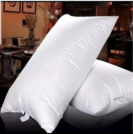 White Compressed Fibre Bed Pillows -1000g Soft Comfort –