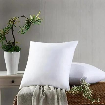 White Fibre Throw Pillows (45cm x 45cm)