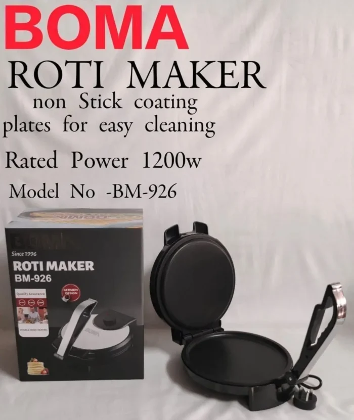 Rotomak Roti Maker BOMA Non-Stick Electric Roti Maker – 1200W