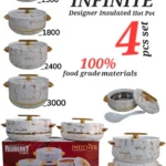 REDBERRY INFINITE Insulated Hotpot Set - 4pcs – White