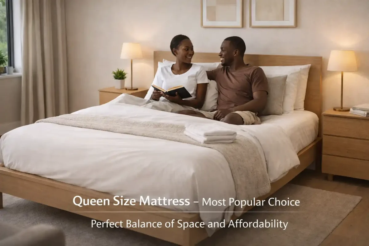 Relaxing moments in a cozy bedroom