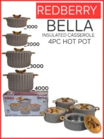 4pc Redberry Bella Insulated Hotpot Set | Smart Enterprise – Choco