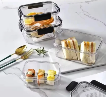 4pc Transparent Airtight Acrylic Pantry Box Set | Smart Enterprise