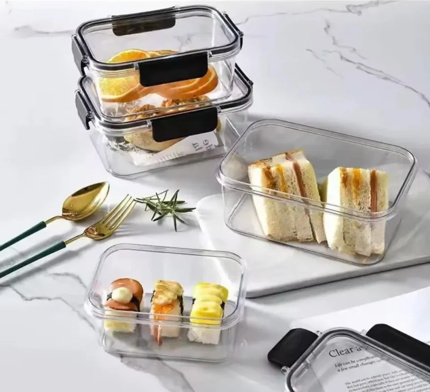 4pc Transparent Airtight Acrylic Pantry Box Set | Smart Enterprise