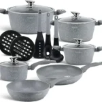 15 Piece Edenberg Non-Stick Aluminum Cookware Set