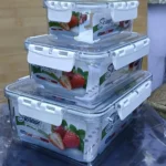 3pc Transparent Airtight Acrylic Pantry Box Set | Smart Enterprise