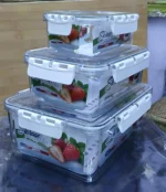3pc Transparent Airtight Acrylic Pantry Box Set | Smart Enterprise