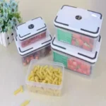 5pc Keep Fresh Fridge Container Set Clear Plastic | Smart Enterprise