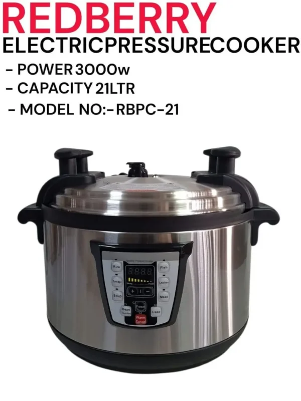 21L Redberry Electric Pressure Cooker RBPC-21 | Smart Enterprise
