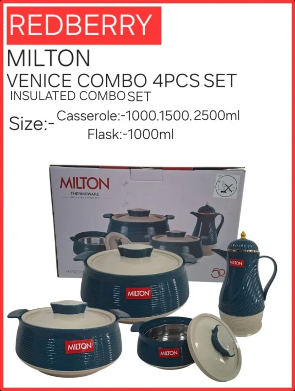 4pc Redberry Milton Venice Insulated Hotpot Set | Smart Enterprise – Green