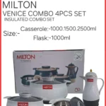 4pc Redberry Milton Venice Insulated Hotpot Set | Smart Enterprise – White
