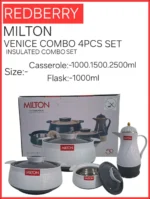 4pc Redberry Milton Venice Insulated Hotpot Set | Smart Enterprise – White