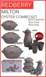 8pc Redberry Milton Oyster Insulated Hotpot Set | Smart Enterprise – Brown