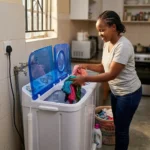 7.5KG Hisense Twin Tub Washing Machine WSQB753W - Image 3