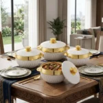 GLAMOUR 4-Piece Insulated Hotpot Set