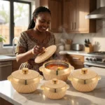 GLAMOUR 4-Piece Insulated Hotpot Set