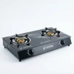 2-Burner Gas Cooker with Glass Top - Image 5