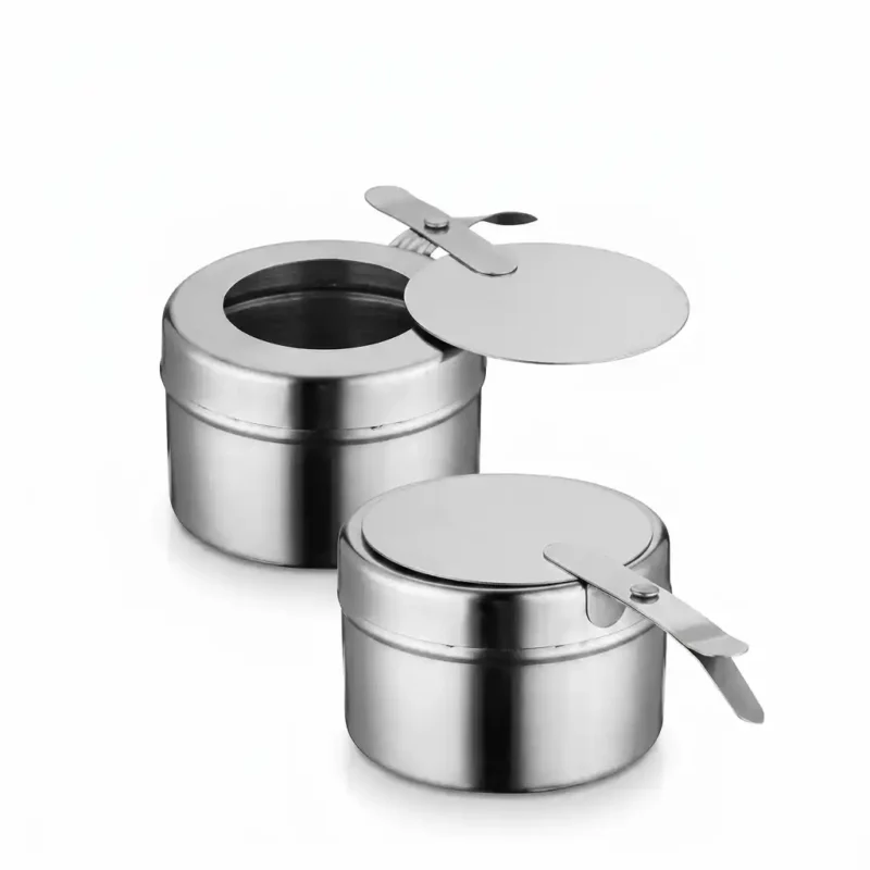 2 Pcs Stainless Steel Chafing Dish Burner Fuel Holders