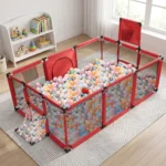 30 Balls Kids Game Fence Toddler Playpen - Image 3