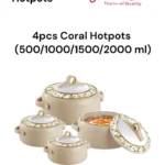 4 Piece Coral Hotpot Set