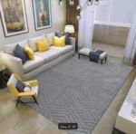5x8 American Style Luxury Fur Carpet – Grey