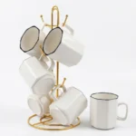 6 Piece Japanese Mug Set Ceramic 400ml