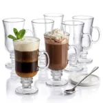 6 Pieces Irish Glass Mugs Set - Image 5