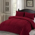 6x6/6x7 Warm Sherpa Fleece Duvet Set – Reddish