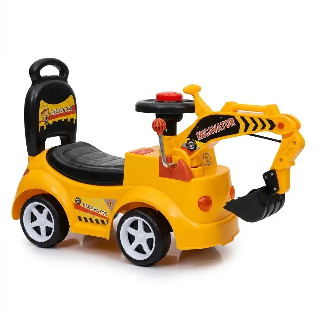 Kids Ride-On Push Excavator Ages 1-2 Years