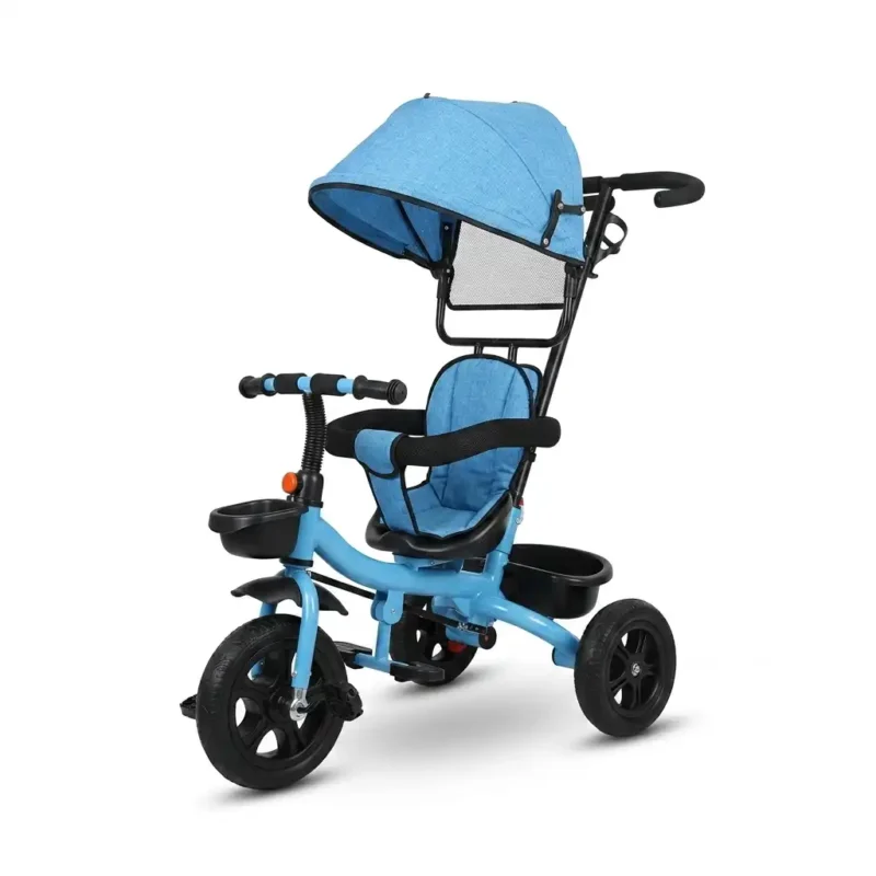 Kids Tricycle Bike with Canopy & Push Handle