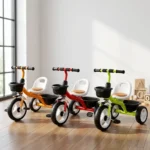 Kids Tricycle Bikes ( Leather Seat ) - Image 8