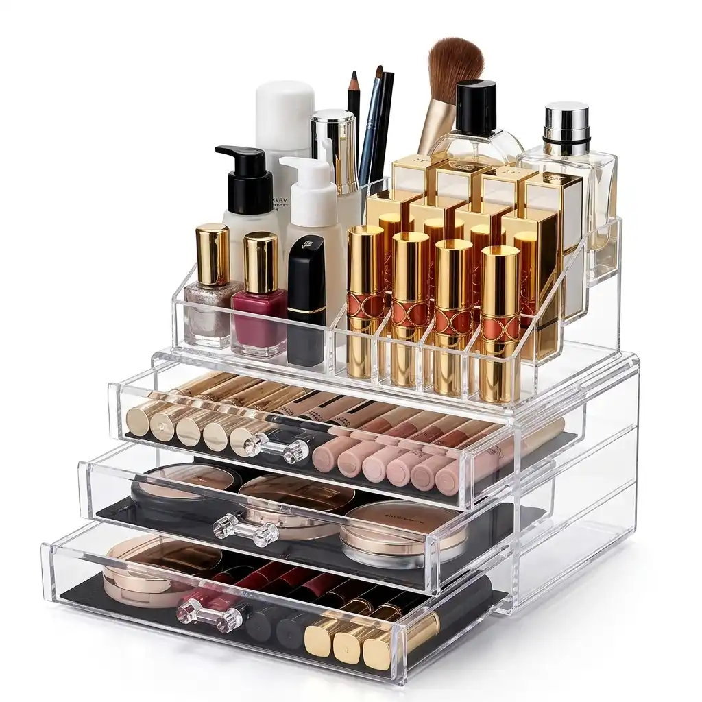 Transparent Acrylic Makeup Organizer Transparent Acrylic Makeup Organizer