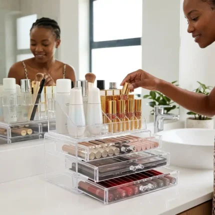 Transparent Acrylic Makeup Organizer