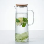 1.2L Clear Jug With Baboo Lid