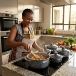 10-Piece Signature Granite Aluminum Cookware Set - Image 3