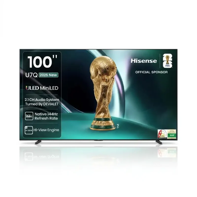 100 Inch Hisense ULED MiniLED 4K Smart TV 100U7Q PRO