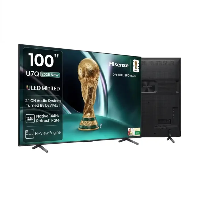 100 Inch Hisense ULED MiniLED 4K Smart TV 100U7Q PRO