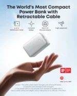 10000mAh Anker Nano Power Bank Built-In Retractable USB-C