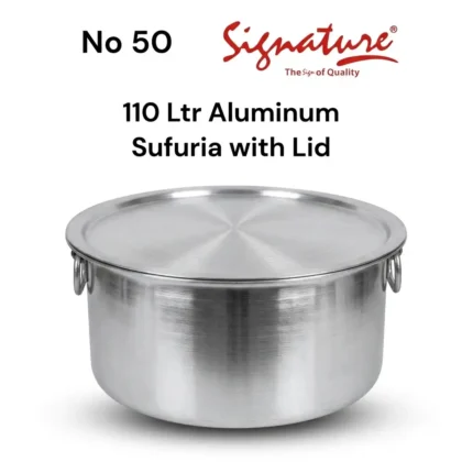 110 Litres Extra Heavy Aluminum Sufuria