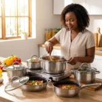 12 Piece Edenberg Stainless Steel Cookware Set - Image 8