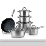 12 Piece Edenberg Stainless Steel Cookware Set - Image 7