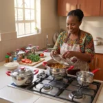 12pcs Induction Base Stainless Steel Cookware Set - Image 3