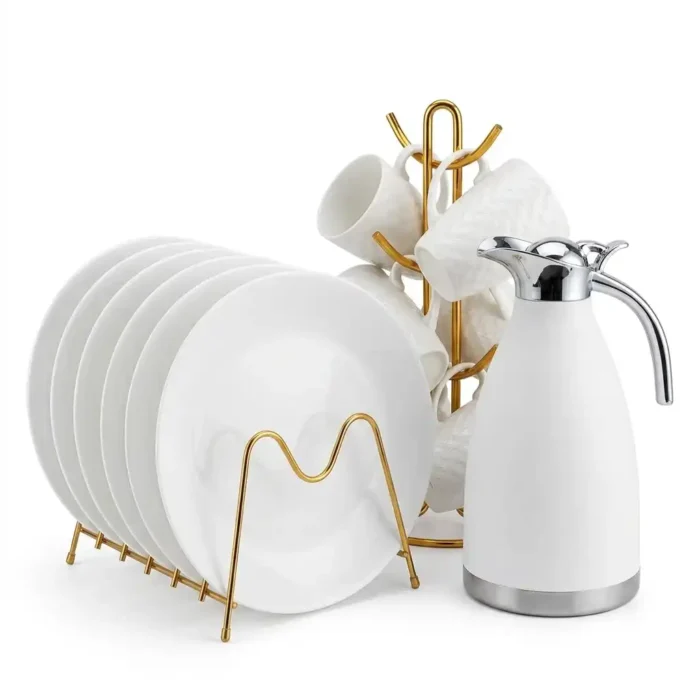 13-Piece Dinner Set with Flask