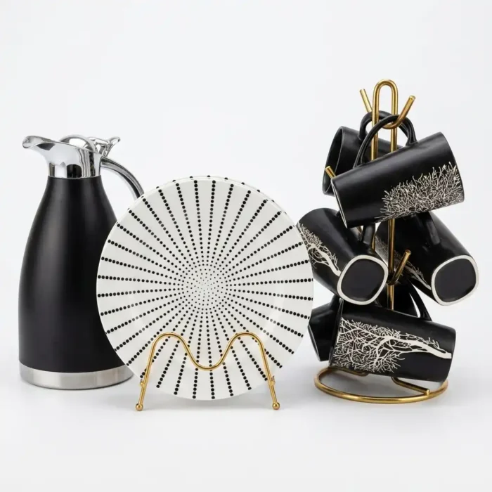 13-Piece Quality Breakfast Dinner Set with Flask
