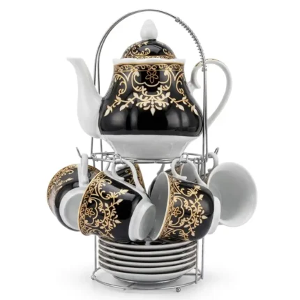 14-piece Porcelain Ceramic Tea Set