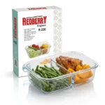1480ml Borosilicate Glass Full Partition Baking Dish - Image 4